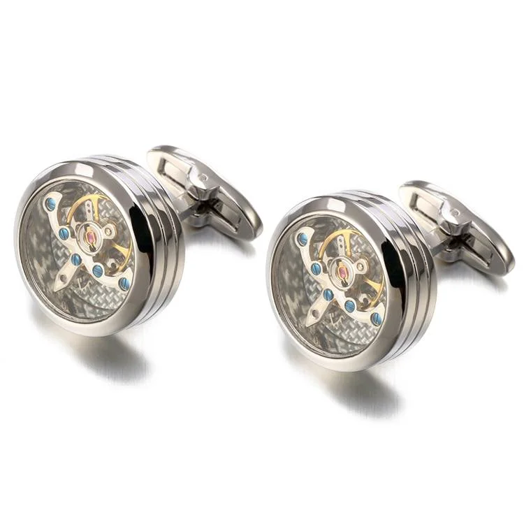 Effective Gemelos redondos con movimiento Tourbillon Outstanding