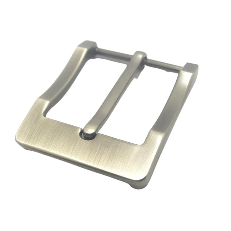 Specialty Hebilla de cinturón de metal cepillado plateado 40 mm Convenient
