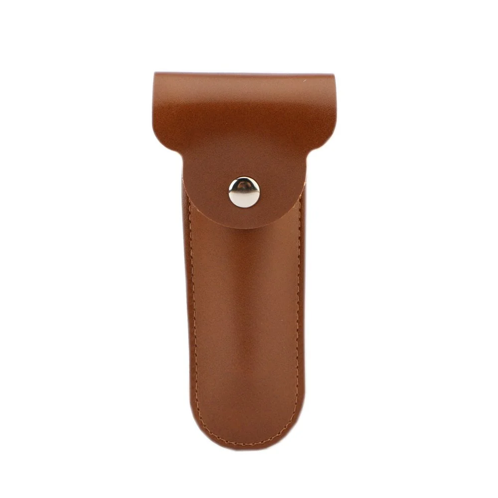 Relaxed Funda de viaje de piel para maquinilla de afeitar Quality