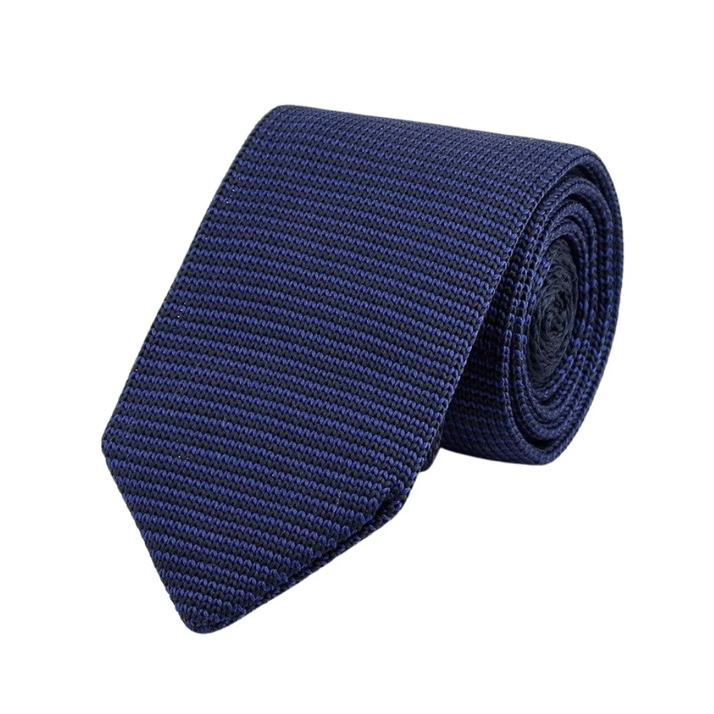 Fast Corbata de punto azul marino World-Class