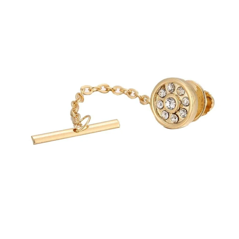 Environmentally Friendly Alfiler de corbata Reloj de cristal Casual