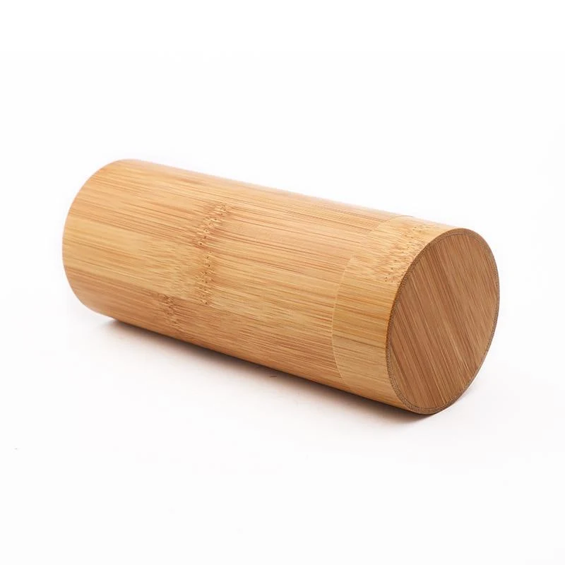 Easy-to-Use Estuche redondo de madera de bambú para gafas de sol Prestigious