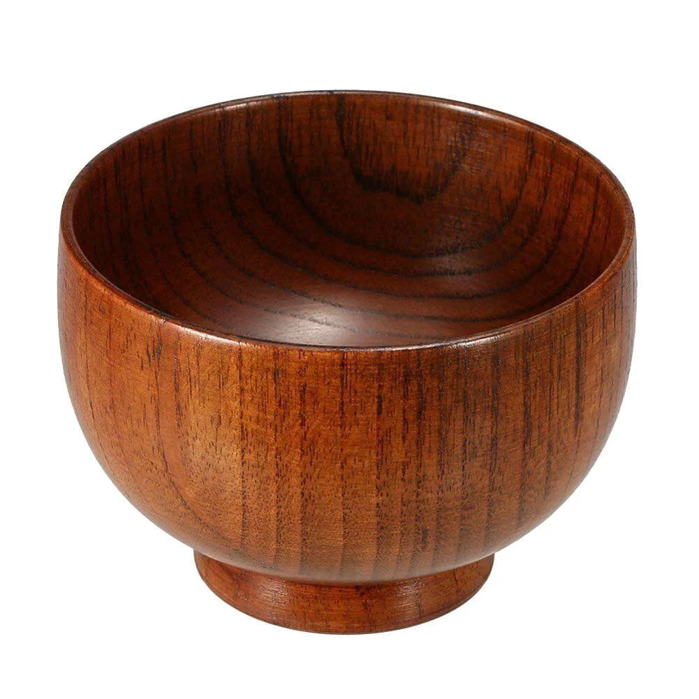 Comfortable Cuenco de madera para brocha de afeitar Premium
