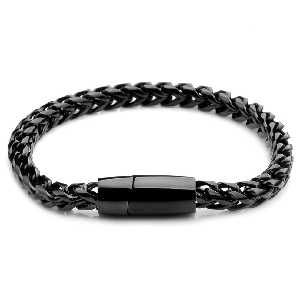 Smooth Magnus Pulsera de acero inoxidable pulido Prestigious