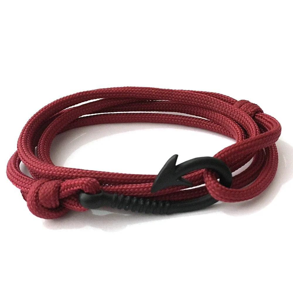 Safe Pulsera Náutica Gancho Pequeño Negra Responsible