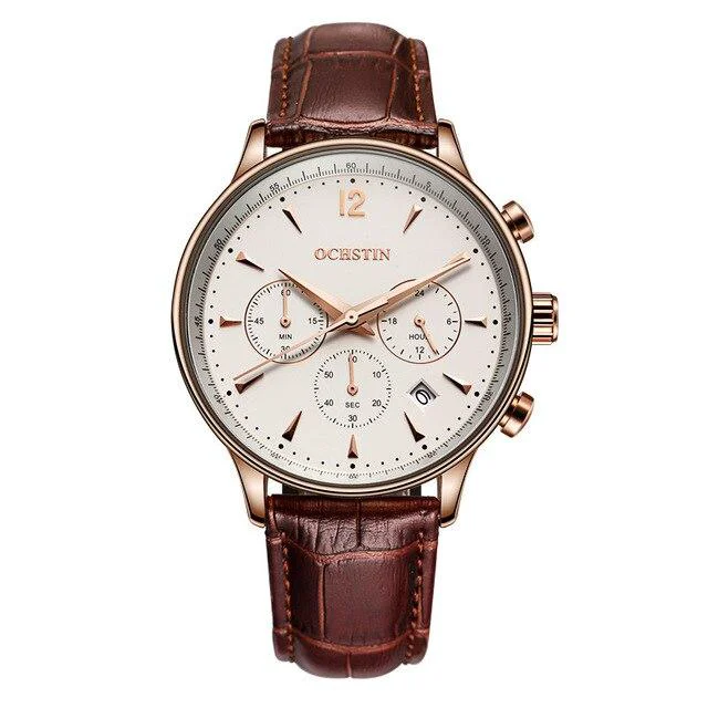 Easy-to-Use Mattise Reloj de negocios cronógrafo Versatile