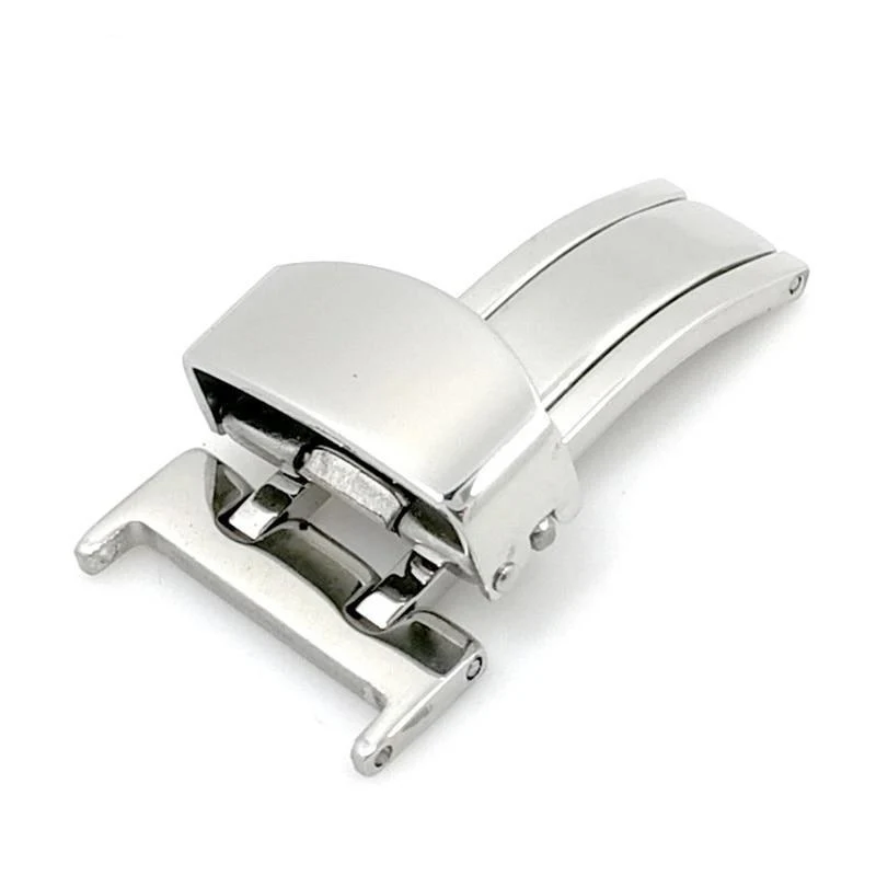 Trendy Single Fold Over Stainless Steel Watch Clasp Easy-to-Use