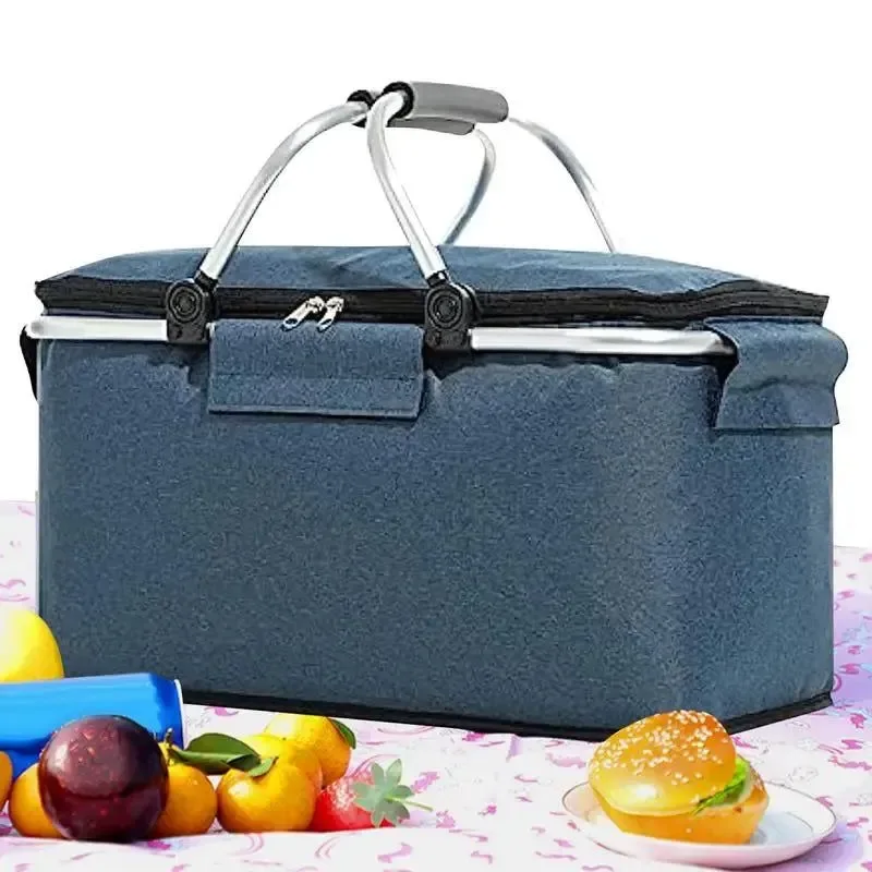 Clean Cesta de picnic térmica bolsa térmica portátil y hermética para acampar y viajar Reliable
