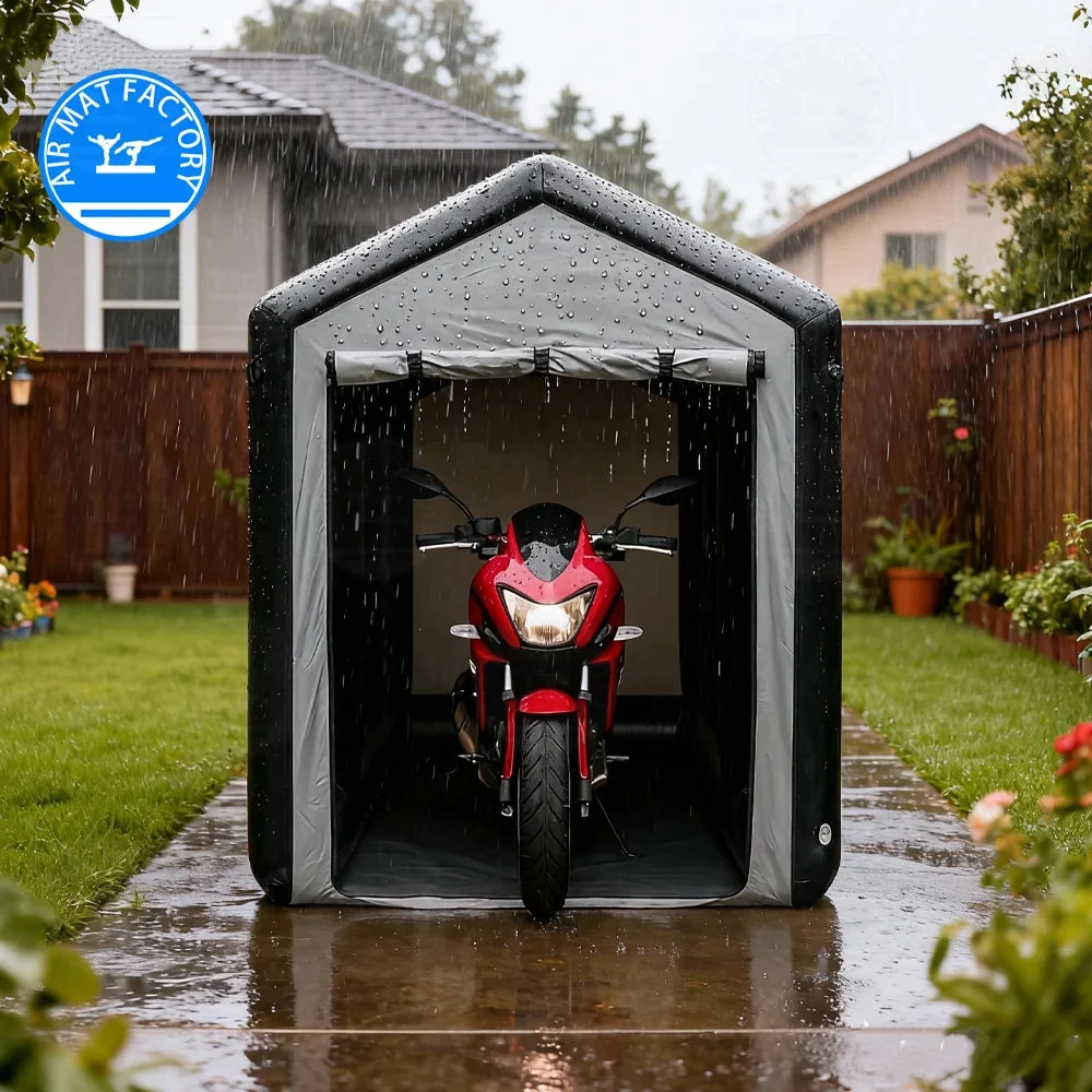 Reliable Inflatable Folding Garage – PVC Heavy-Duty Inflatable Shelter for Motorcycle Bicycle Outdoor Storage Genuine