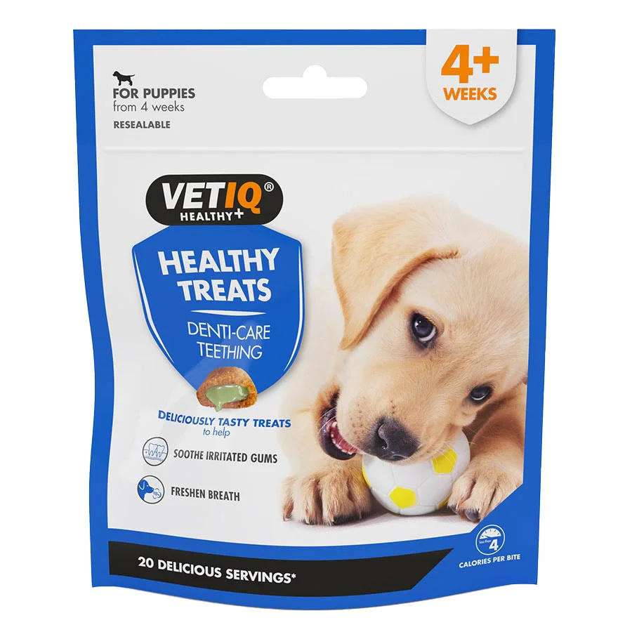Next-Generation VetIQ Teething Healthy Treats For Puppies 50g Efficient