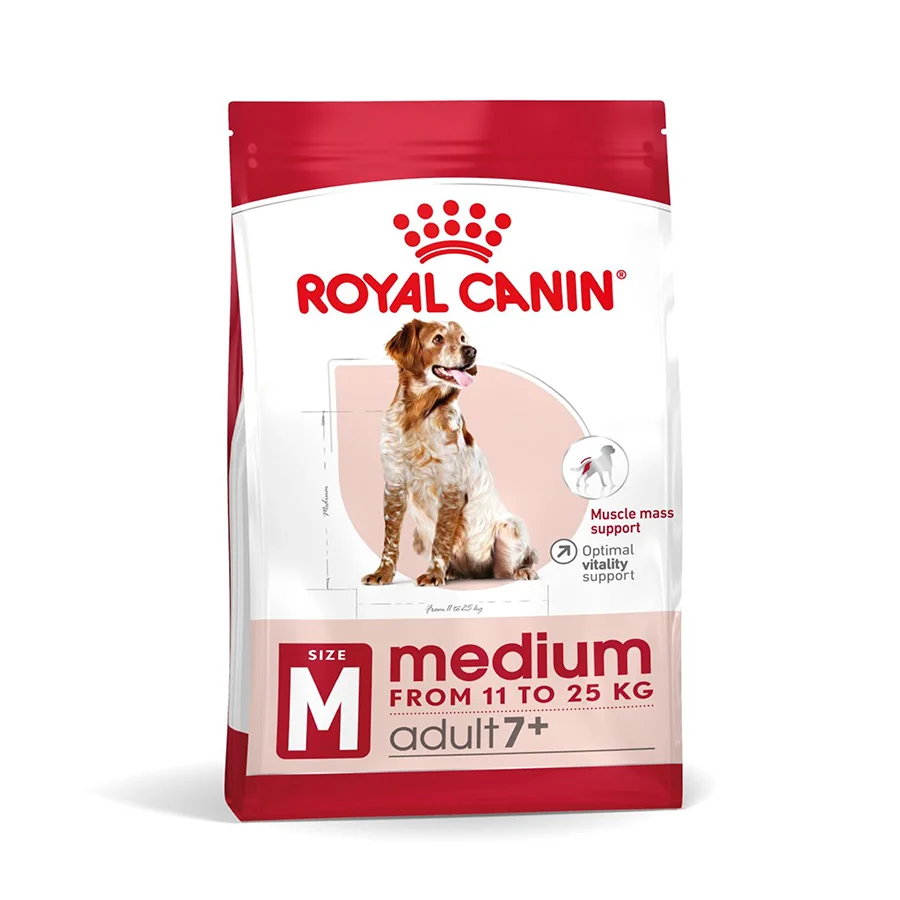 First-Class Royal Canin Medium Ageing 7 Dry Adult Dog Food 15kg Exclusive