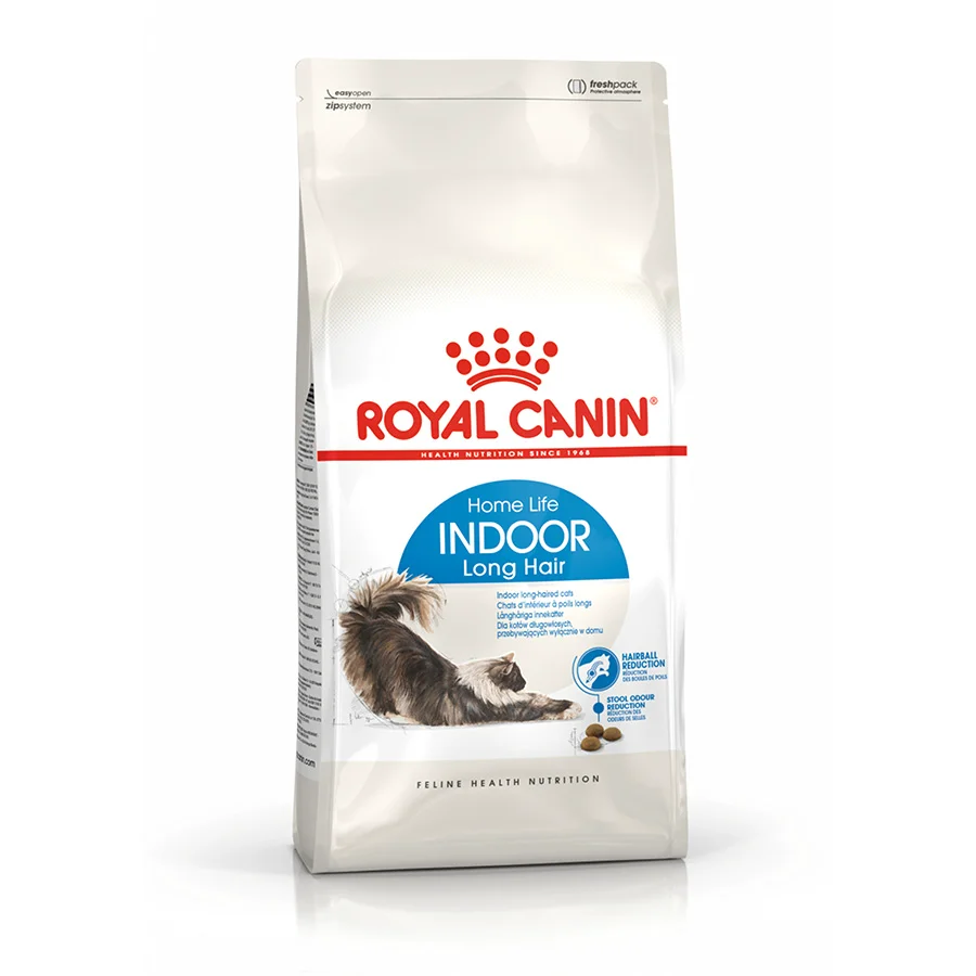 Clean Royal Canin Feline Indoor Long Hair Adult Dry Cat Food 10kg Superior