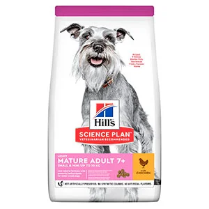 Selected Hill x27 s Science Plan Mature Adult Light Small Mini Breed Dry Dog Food 2.5kg Trendy