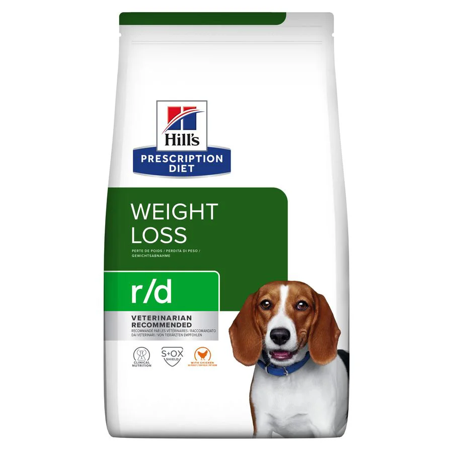 Verified Hill x27 s Prescription Diet r d Weight Reduction Dry Dog Food Chicken 4kg Reusable