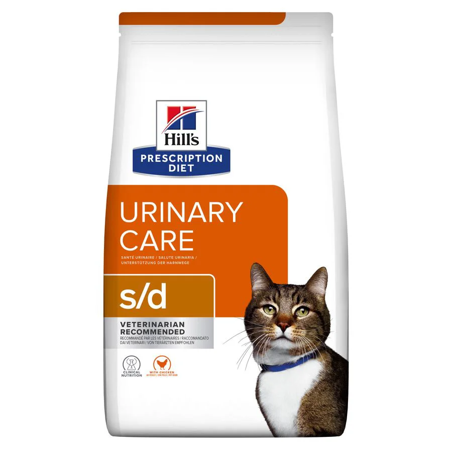 Smooth Hill x27 s Prescription Diet s d Urinary Care Dry Cat Food with Chicken 1.5kg Stylish