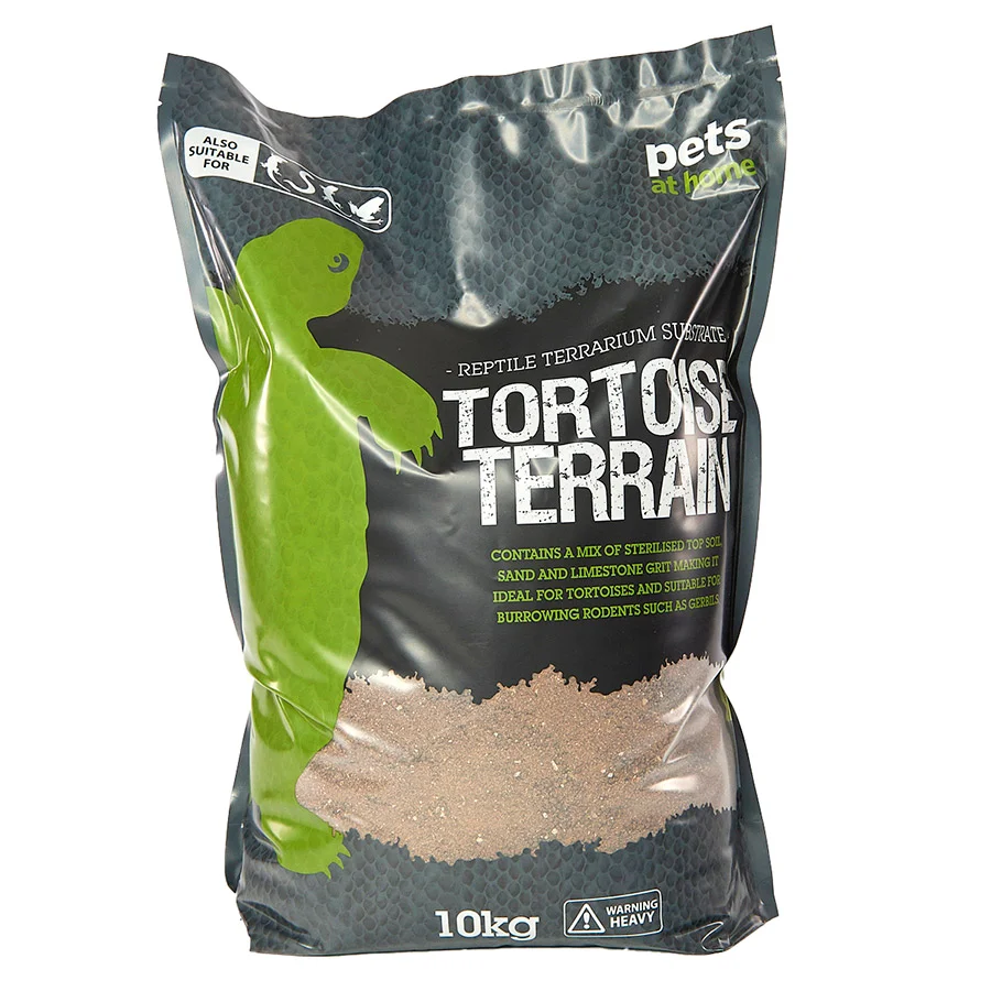 Lightweight Pets at Home Reptile Substrate Tortoise Terrain 10L Organic