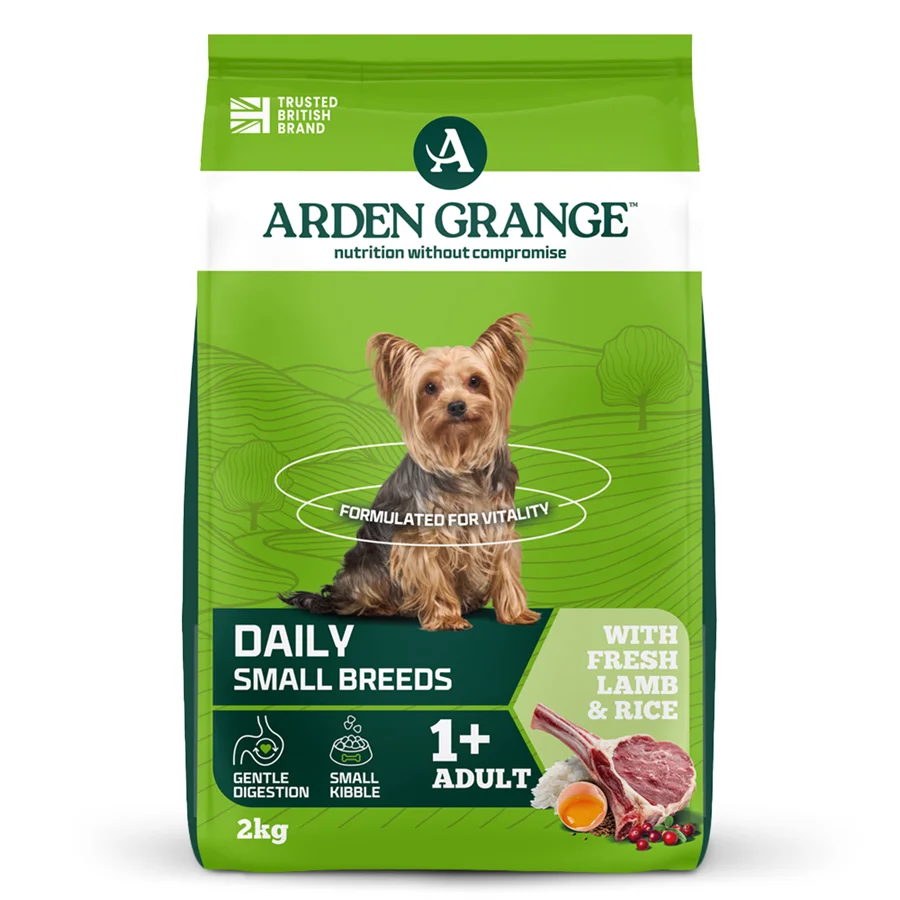 Comfortable Arden Grange Mini Adult Dry Dog Food with Lamb Rice Practical