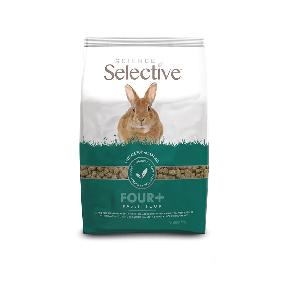 Easy-to-Use Selective Science Adult Rabbit Food 1.5kg User-Friendly