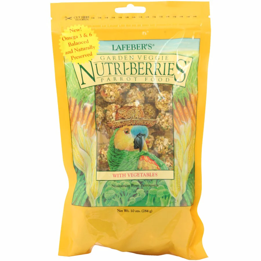 Luxury Lafeber Nutri-Berries Parrot Food Garden Veggie 284g World-Class