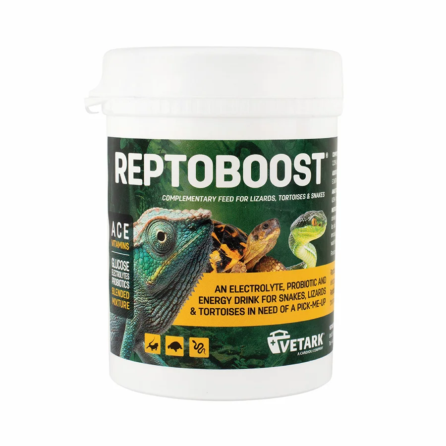Effective Vetark Reptoboost Electrolyte Probiotic Energy For Reptiles 100g Original Design