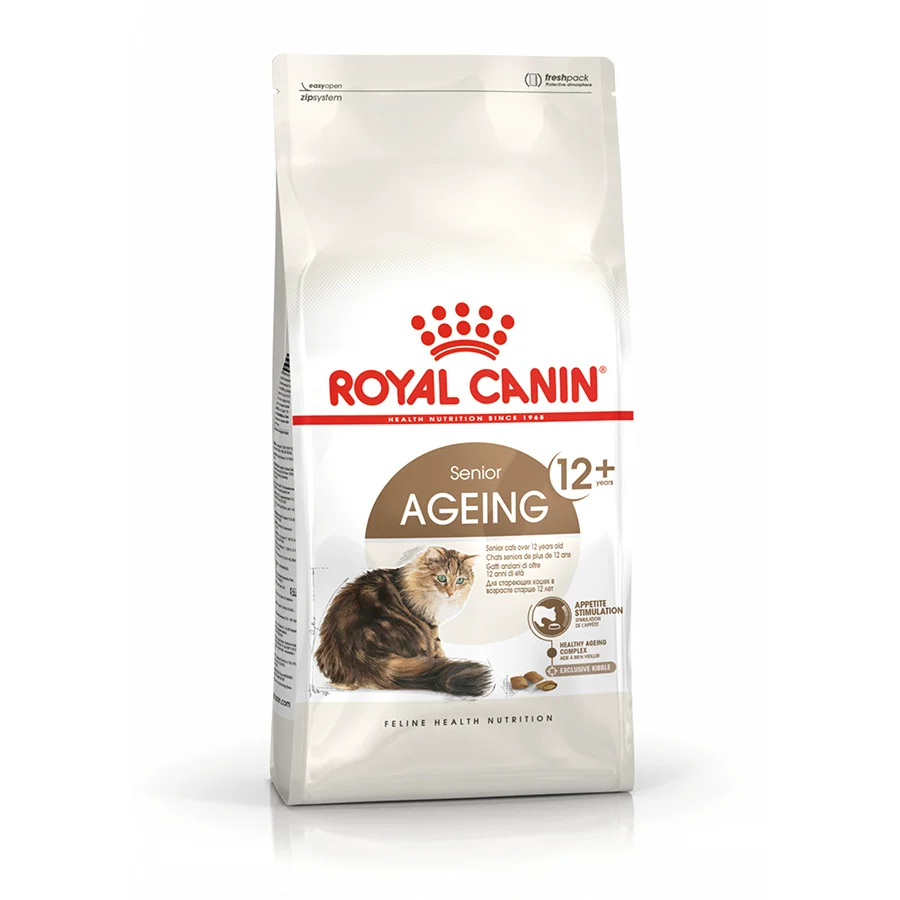 Pure Royal Canin Feline Ageing 12 Dry Senior Cat Food 4kg Practical