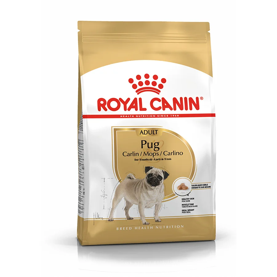 Environmentally Friendly Royal Canin Pug Adult Dry Dog Food 7.5kg Easy-to-Use