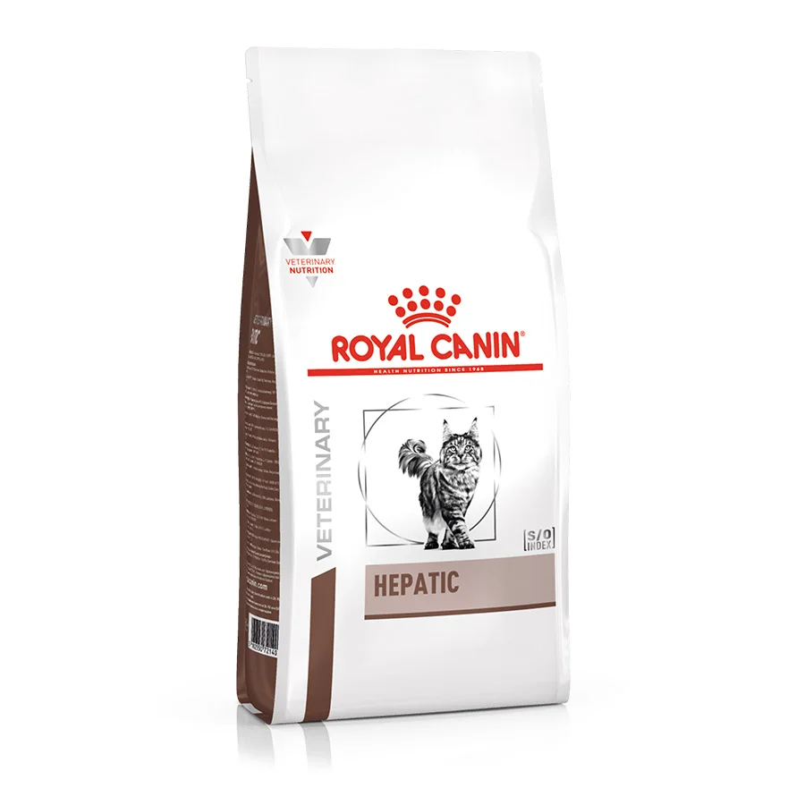 High-Performance Royal Canin Veterinary Hepatic Adult Dry Cat Food 2kg Soft
