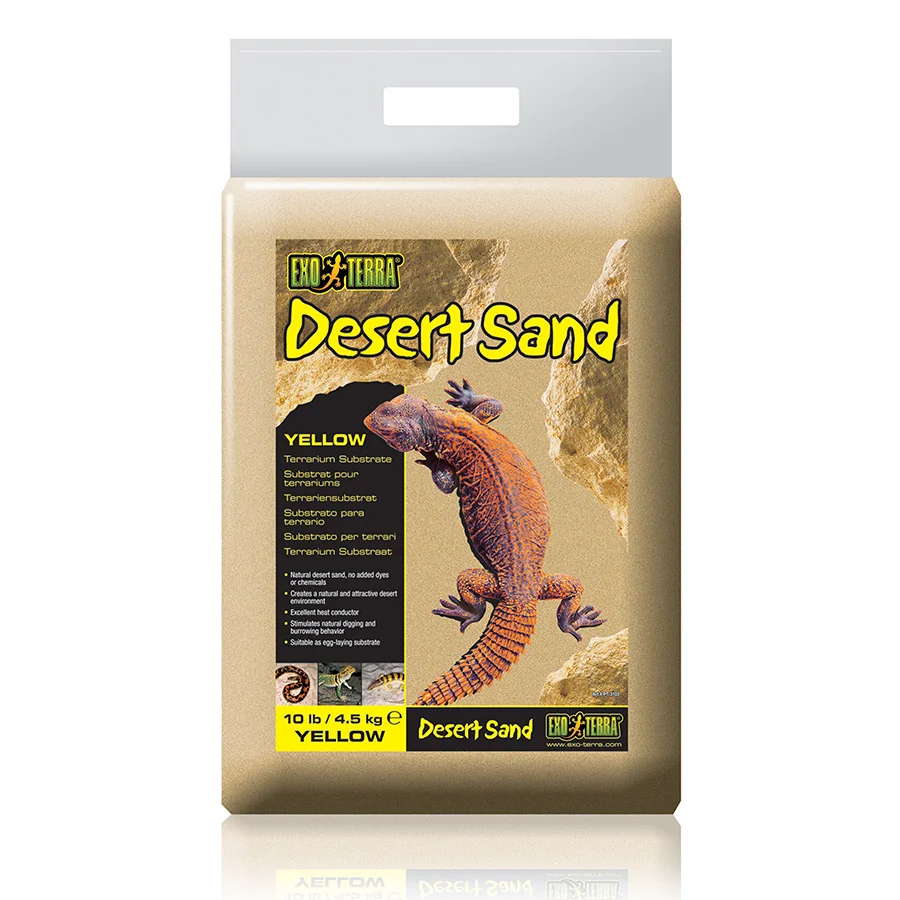 High-Grade Exo Terra Yellow Desert Sand 4.5kg First-Class