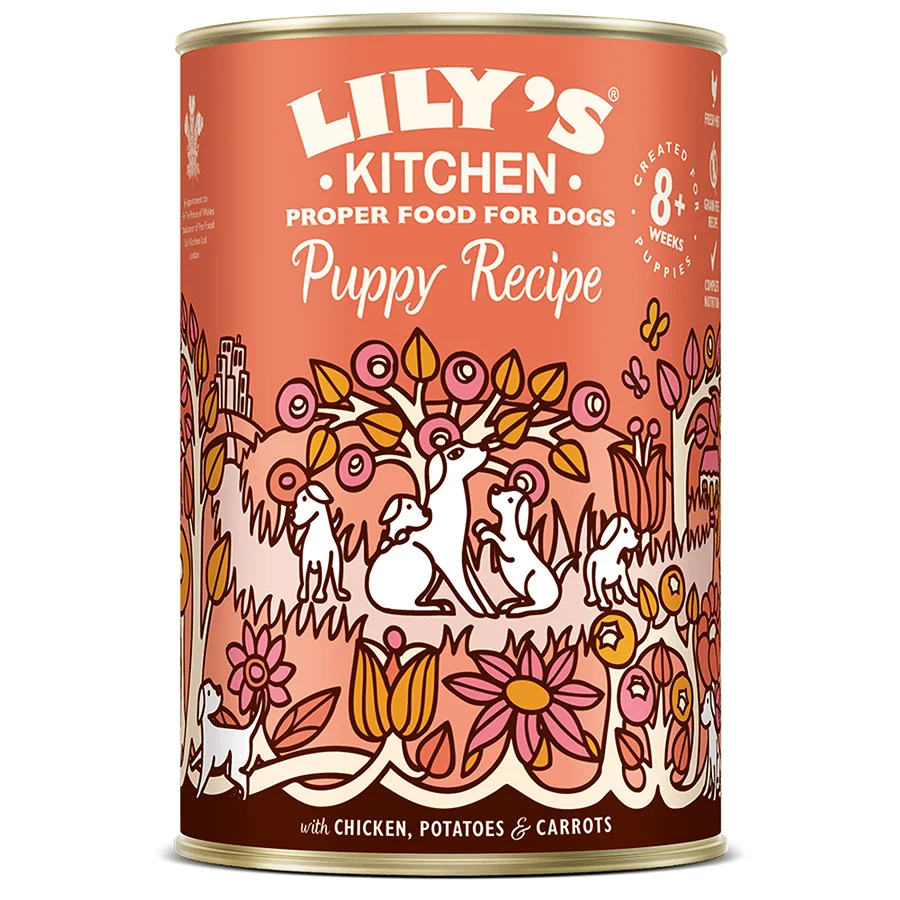 Outstanding Lily x27 s Kitchen Puppy Recipe Wet Dog Food Chicken 400g Environmentally Friendly