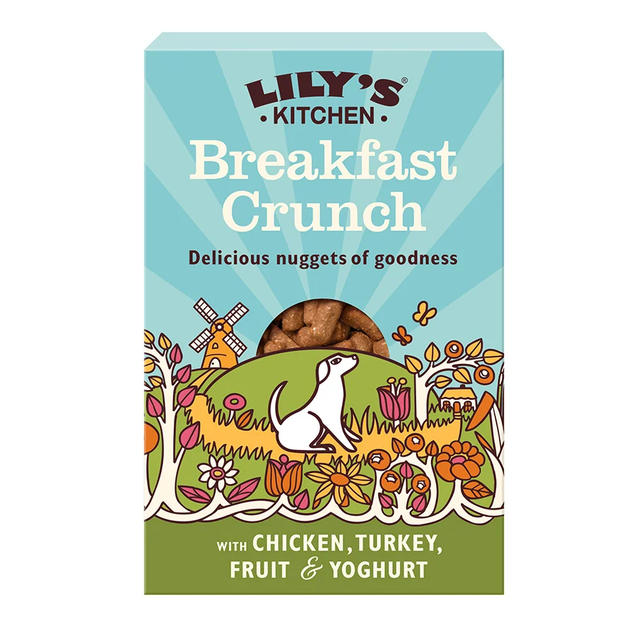 Reliable Lily x27 s Kitchen Breakfast Crunch Adult Dry Dog Food Chicken Turkey 800g Responsible