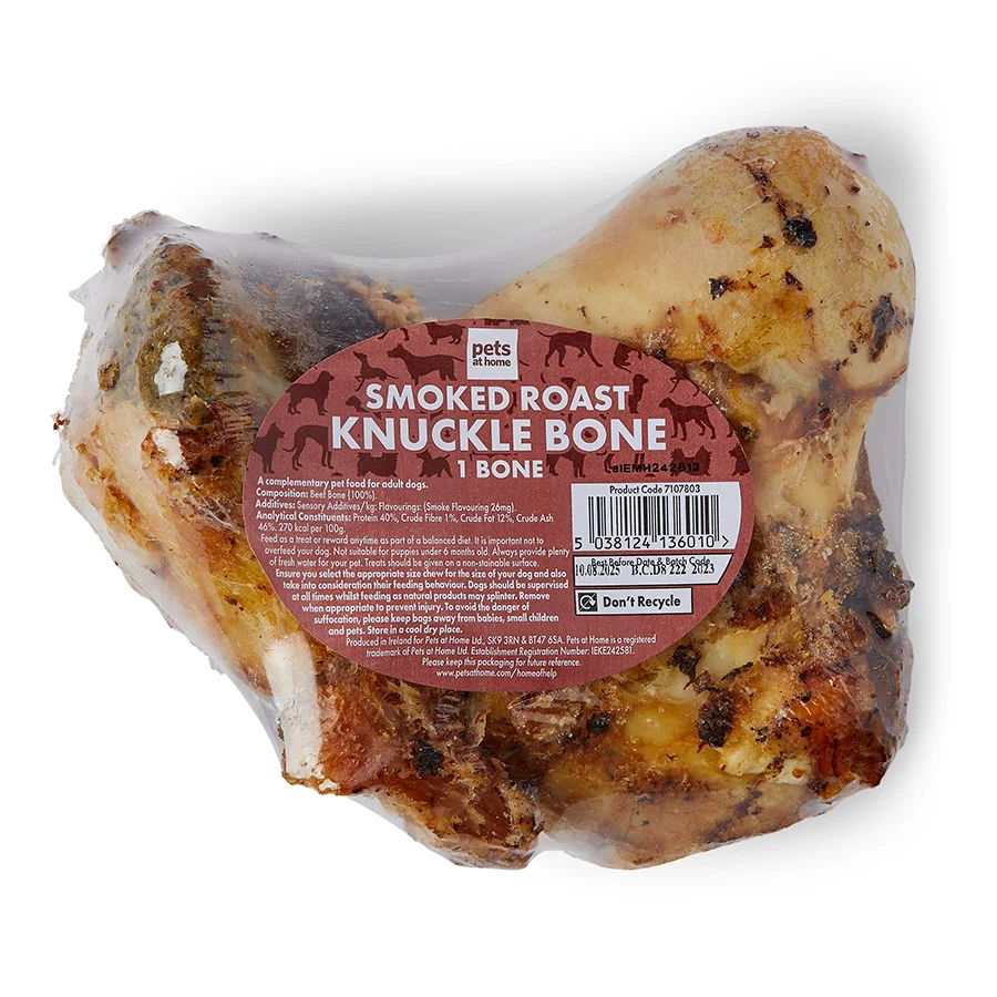 Eco-Friendly Pets at Home Smoked Roast Beef Knuckle Bone Dog Treat 750g Proven
