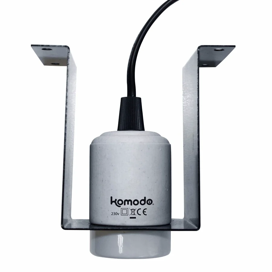 Eco-Friendly Komodo Ceramic Lamp Fixture Mounting Bracket Crafted