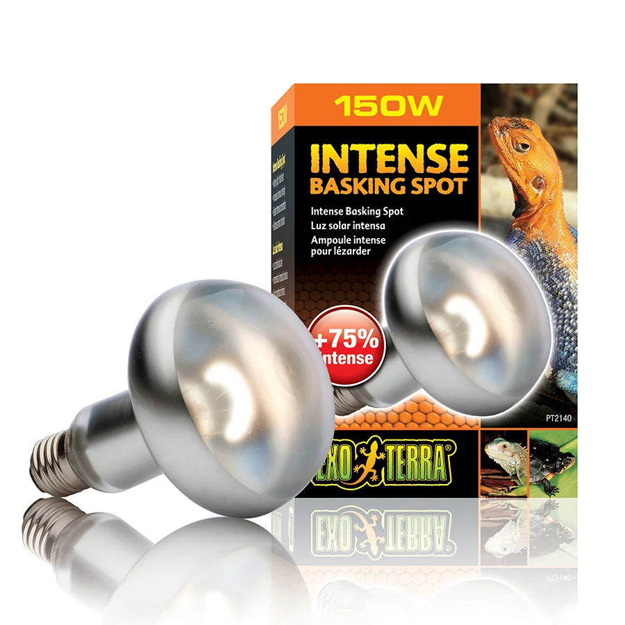 Secure Exo Terra Reptile Intense Basking Spot Lamp 150W Natural