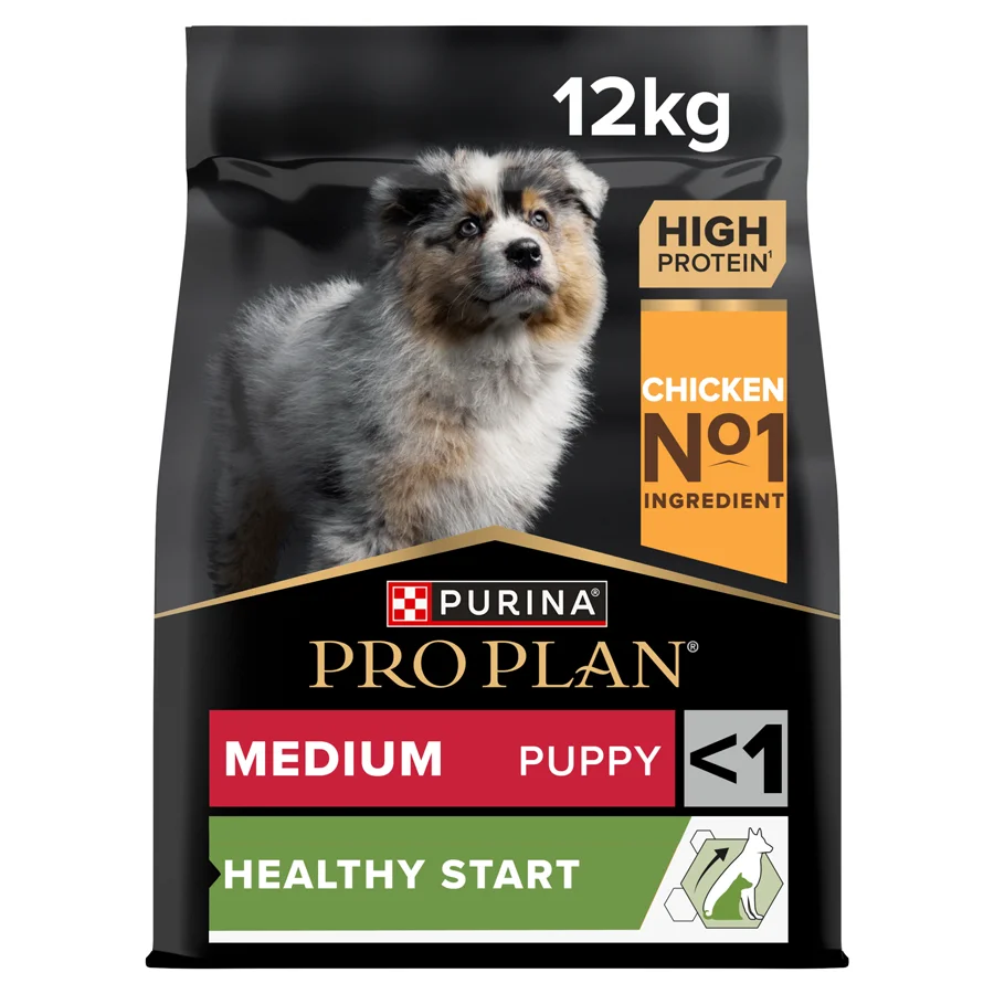 Carefully Designed Pro Plan Healthy Start Medium Puppy Dry Dog Food Chicken Efficient