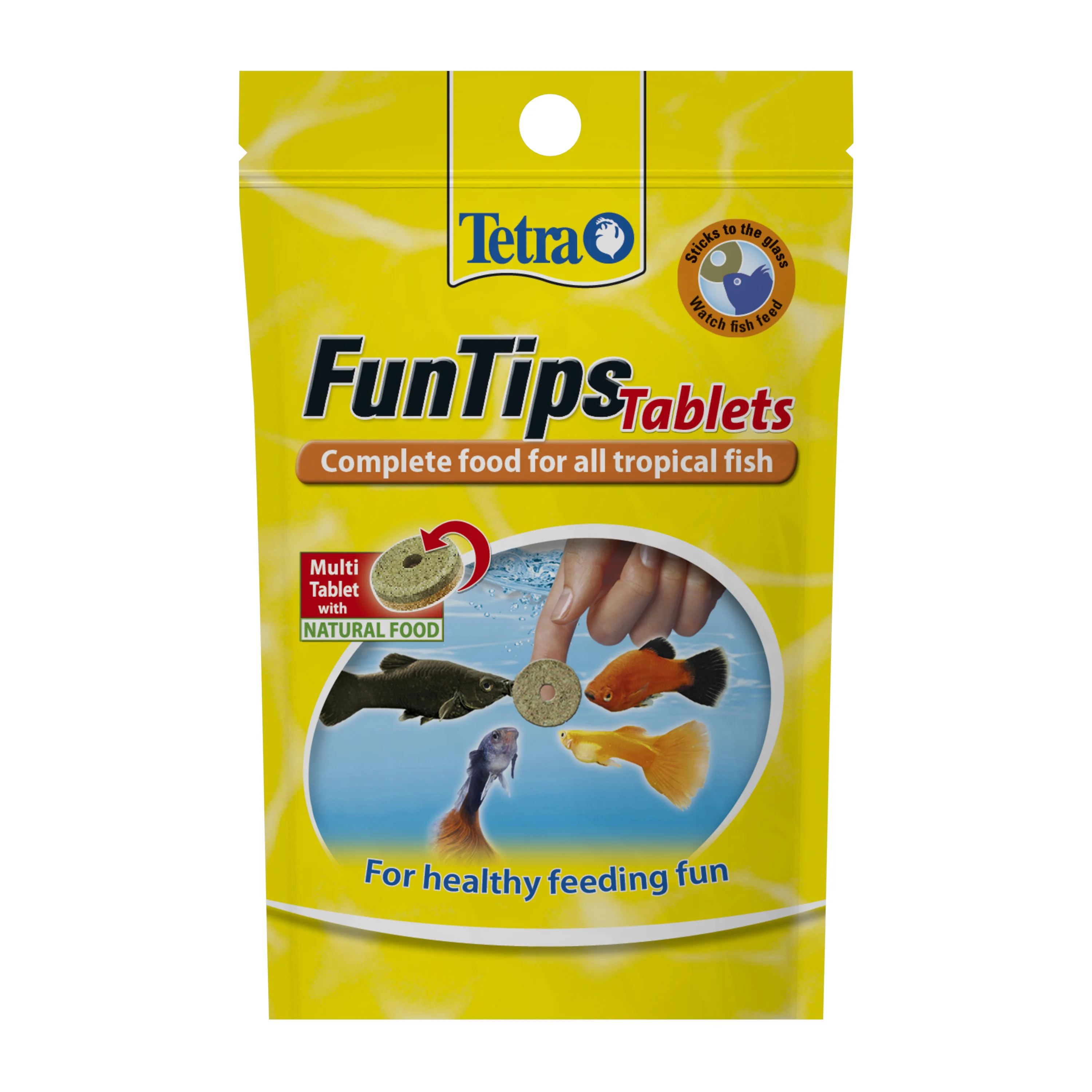 User-Friendly Tetra FunTips Interactive Tropical Fish Food Tablets 20x8g Sustainable