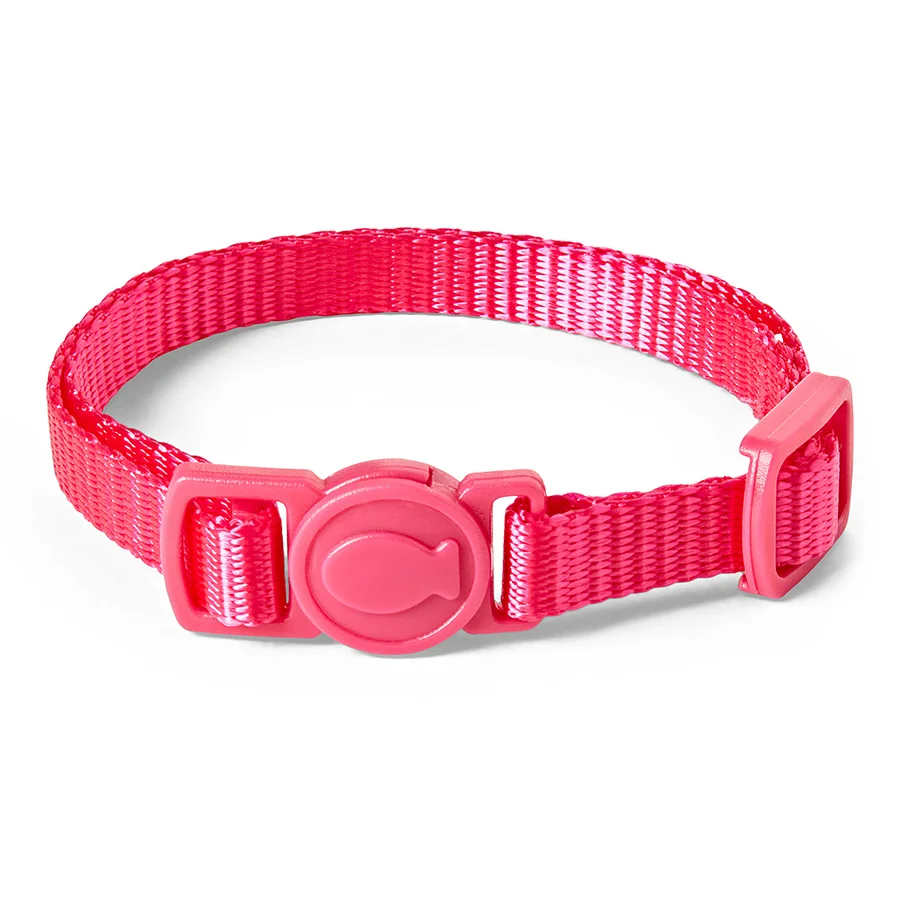 Soft Pets Essentials Thin Cat Collar Pink Secure