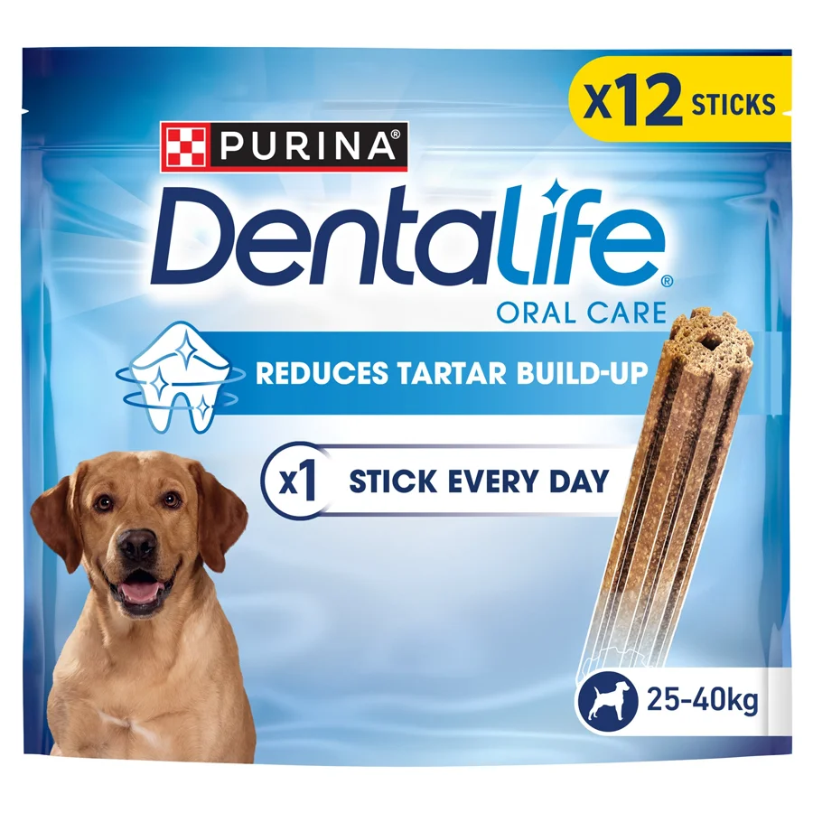 High-Performance Dentalife Large Breed Dog Dental Chew Treat 12 Pack Powerful
