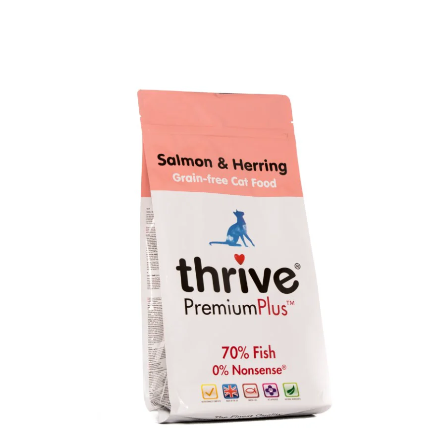 Reliable Thrive Dry Cat Food Salmon Herring 1.5kg High-Performance
