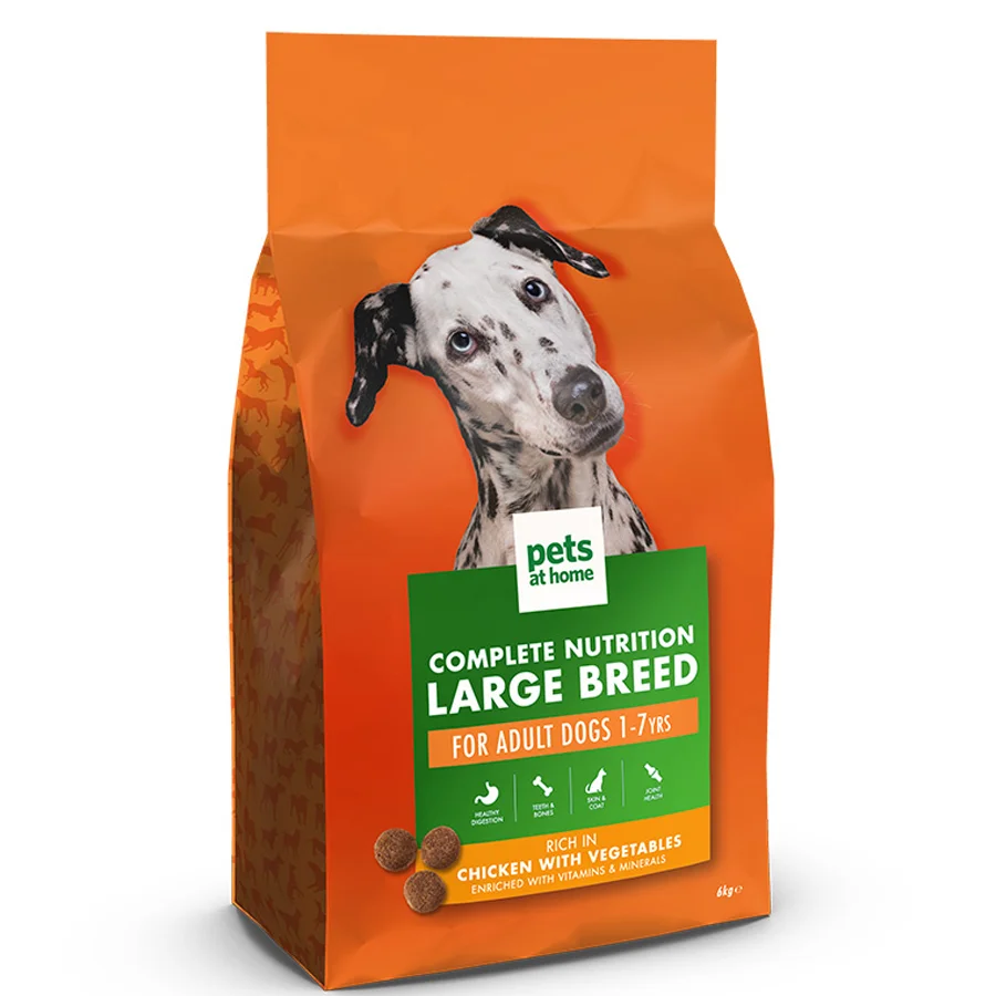 Reliable Pets at Home Complete Nutrition Large Breed Dry Dog Food Chicken 6kg Comfortable