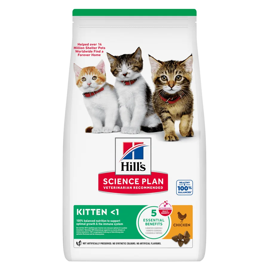 Relaxed Hill x27 s Science Plan Kitten Dry Cat Food Chicken 1.5kg Smart