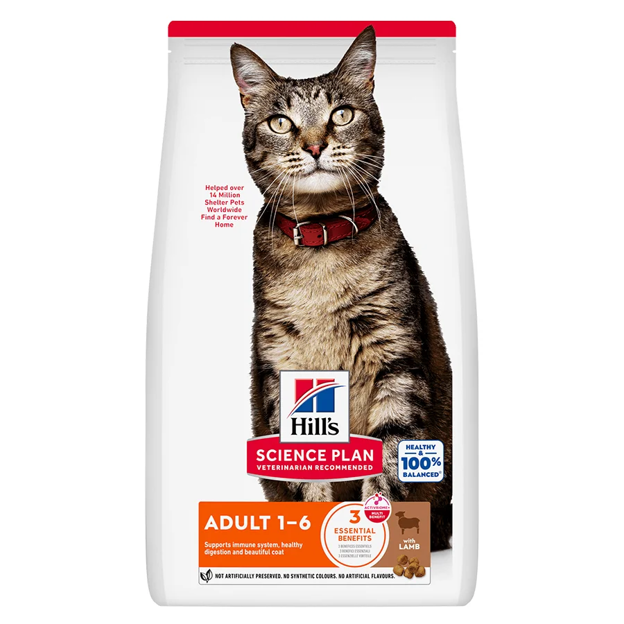 Outstanding Hill x27 s Science Plan Adult Dry Cat Food Lamb Rice 1.5kg Stylish