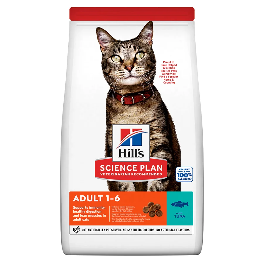 Pure Hill x27 s Science Plan Adult Dry Cat Food Tuna 10kg Minimalist