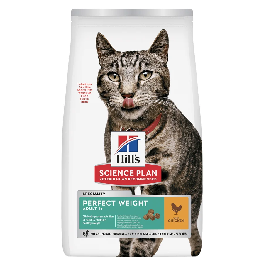 Flexible Hill x27 s Science Plan Weight Dry Adult Cat Food Chicken 2.5kg Elite