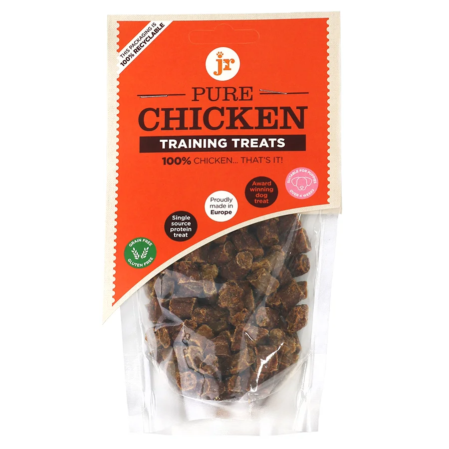 Traditional JR Pet Products Pure Chicken Dog Training Treats 85g Advanced
