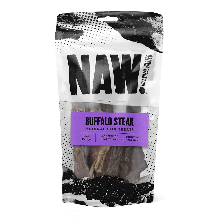 Green NAW Buffalo Steak Dog Treat 200g Fine Crafted