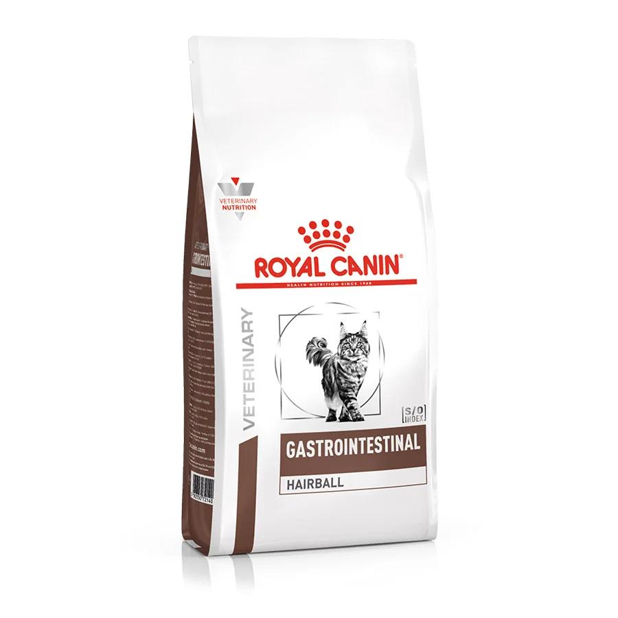 Verified Royal Canin Veterinary Gastrointestinal Hairball Adult Dry Cat Food 4kg Optimized