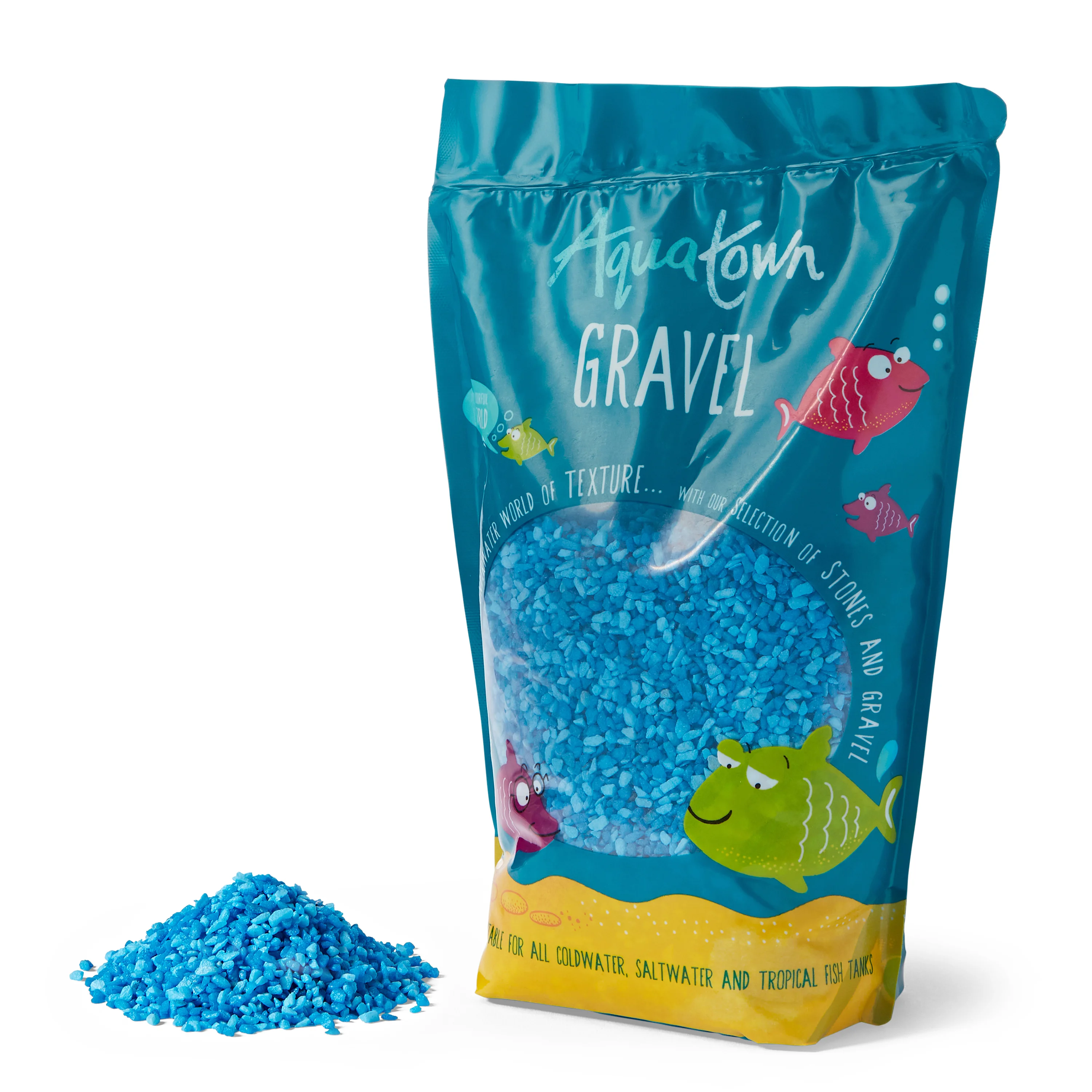 Innovative Aqua Town Aquarium Gravel Blue 2kg Sustainable