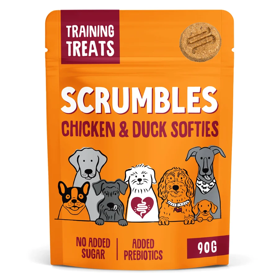 Innovative Scrumbles Softies Dog Training Treats Chicken Duck 90g Elite