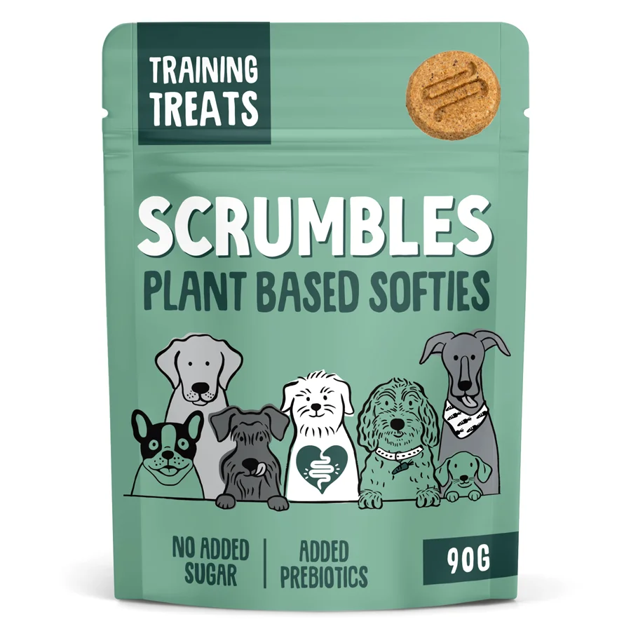 Environmentally Friendly Scrumbles Softies Plant Based Dog Training Treats 90g Innovative