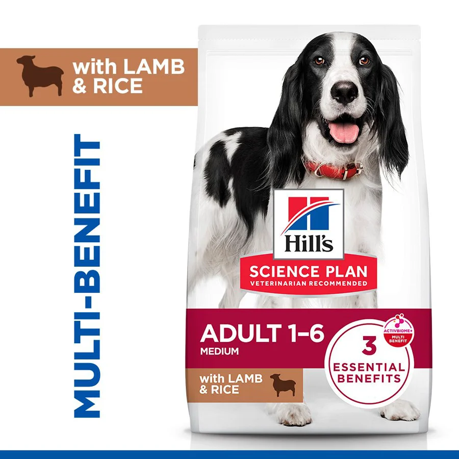 High-Performance Hill x27 s Science Plan Medium Breed Adult Dry Dog Food Lamb Rice 18kg Crafted